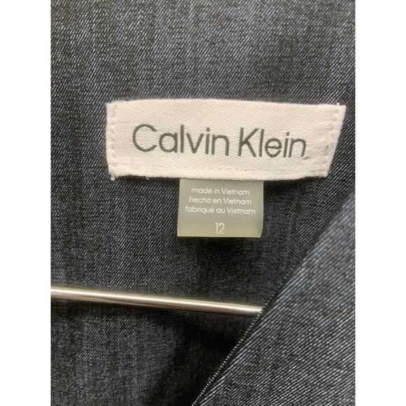 Calvin Klein Soft Dark Blue Jumpsuit Sz 12 NWD - Picture 5 of 12